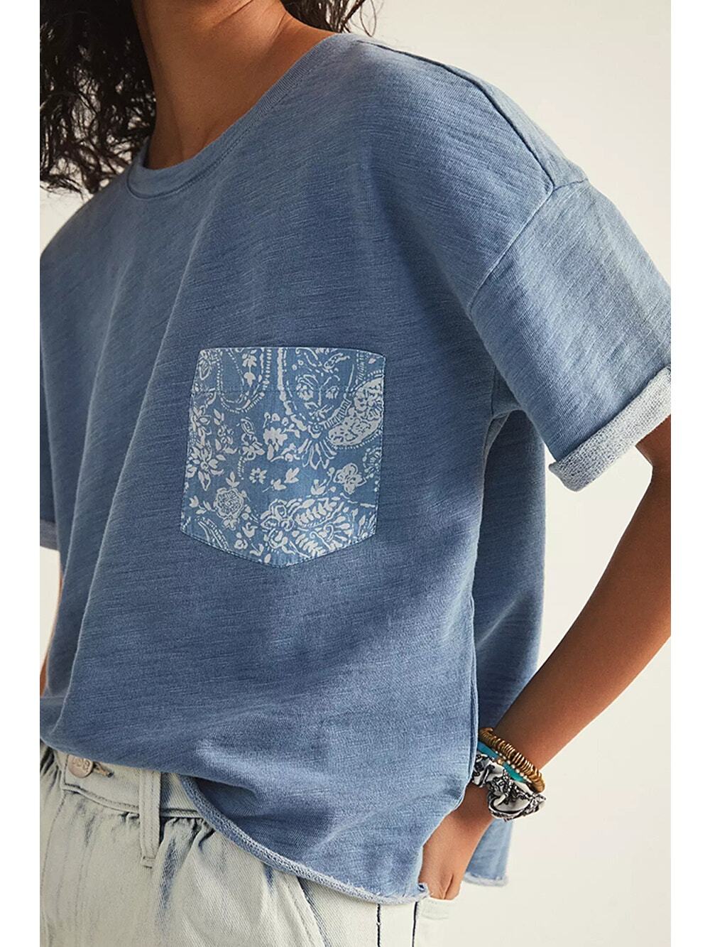 Anthropologie Pilcro Sutton Cropped Tee - S - New